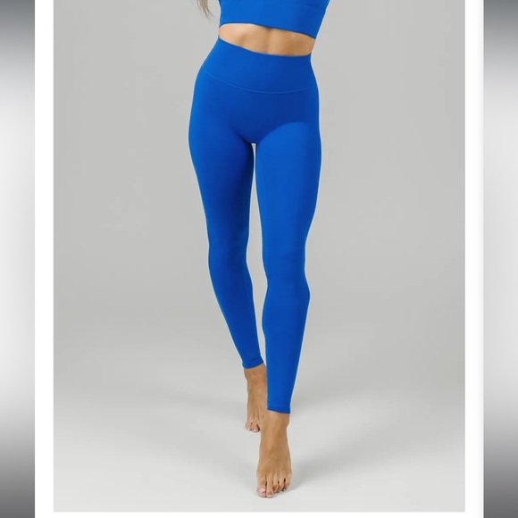 Zyia Blue Confluence Leggings Sz 6-8 - Picture 2 of 11